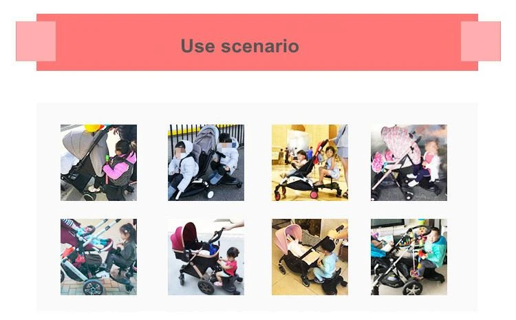 double plastic stroller