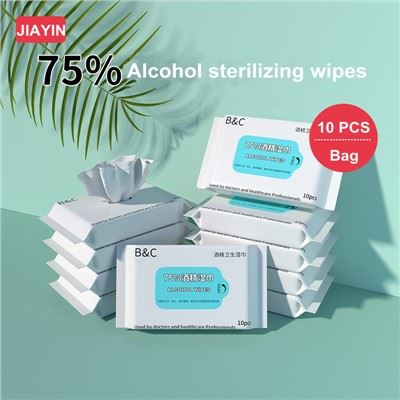 75% alcool wet Wipes
