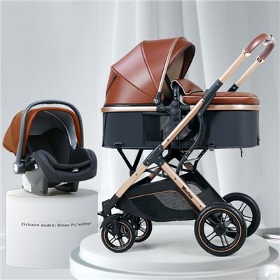 Carucior 3 în 1 scaun auto
